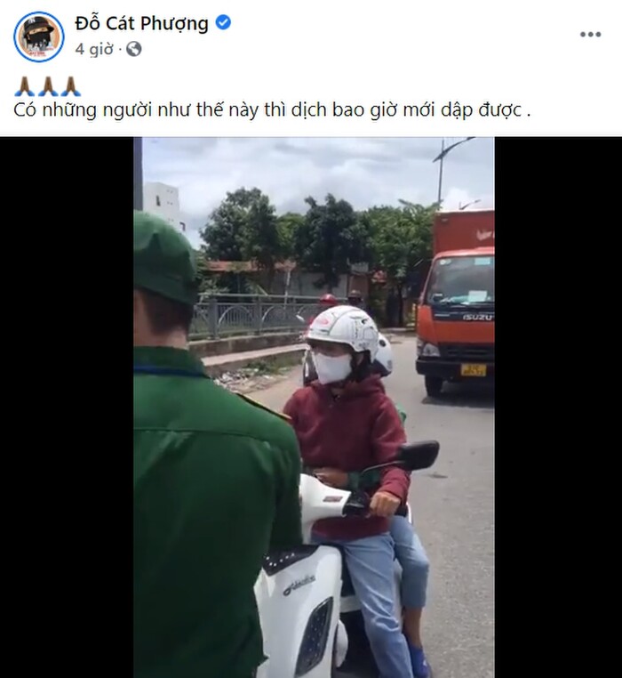Cát Phượng bức xúc với clip người phụ nữ đòi 'thông chốt' kiểm dịch