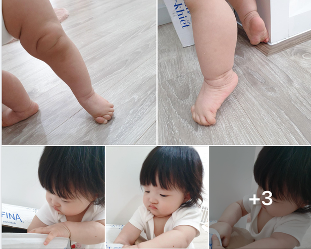 Con gái Đông Nhi dọn nhà hộ bố mẹ, biểu cảm khi bị bắt quả tang khiến netizen lụi tim