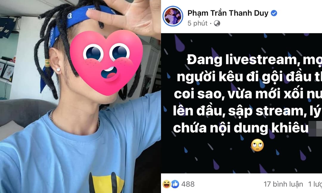 1 ca sĩ nổi tiếng bất ngờ bị sập livestream do chứa nội dung 'nhạy cảm', sự thật phía sau mới 'dở khóc dở cười'