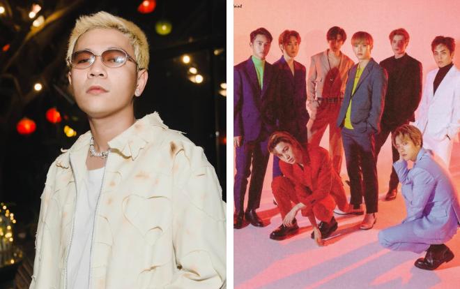 Fan nổi đóa khi nam rapper Vpop 'đạo nhái' trắng trợn logo của EXO