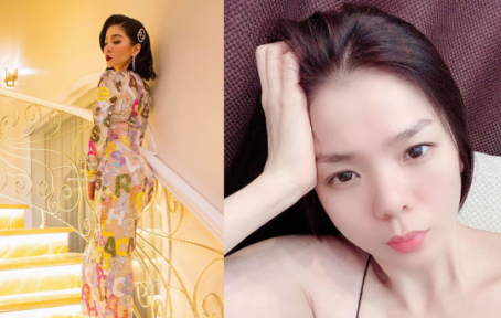 Lệ Quyên diện nội y tại nhà, khoe trọn vóc dáng chuẩn từng centimet lấn át Hồ Ngọc Hà